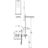 Душевой набор с термостатом Tres Block system ВЧ (20725202)- Фото 3